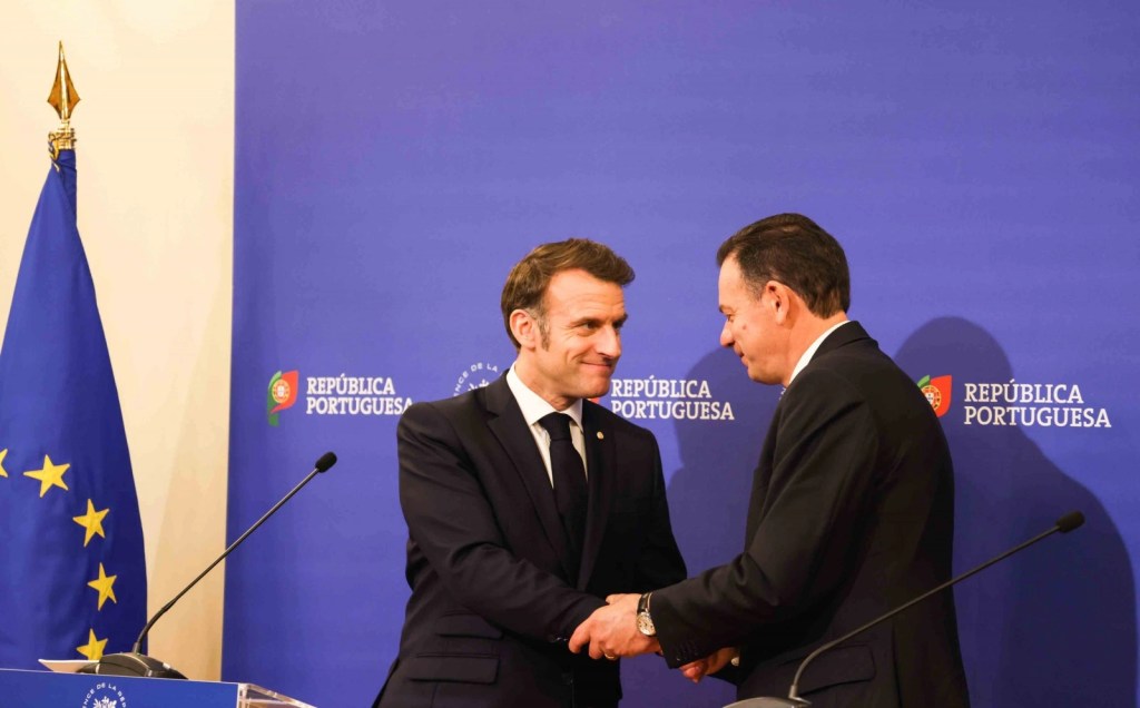 Visita Emmanuel Macron Portugal MAOS Staff